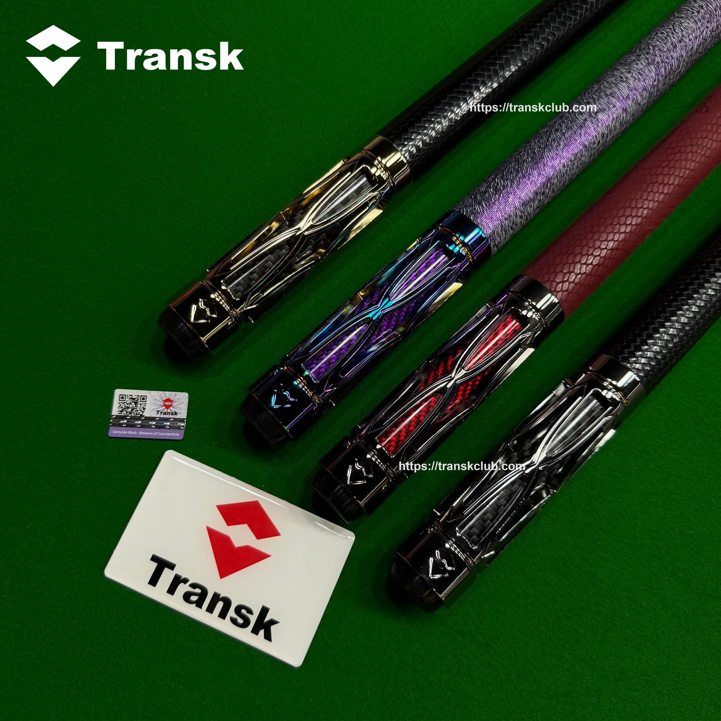 Originelles Transk Metall-Carbonfaser-Billardqueue-Set - 11.8mm Spitze, verstellbares Gewicht, Gold/Rot/Lila Optionen, Profi-Queue für fortgeschrittene Spieler
