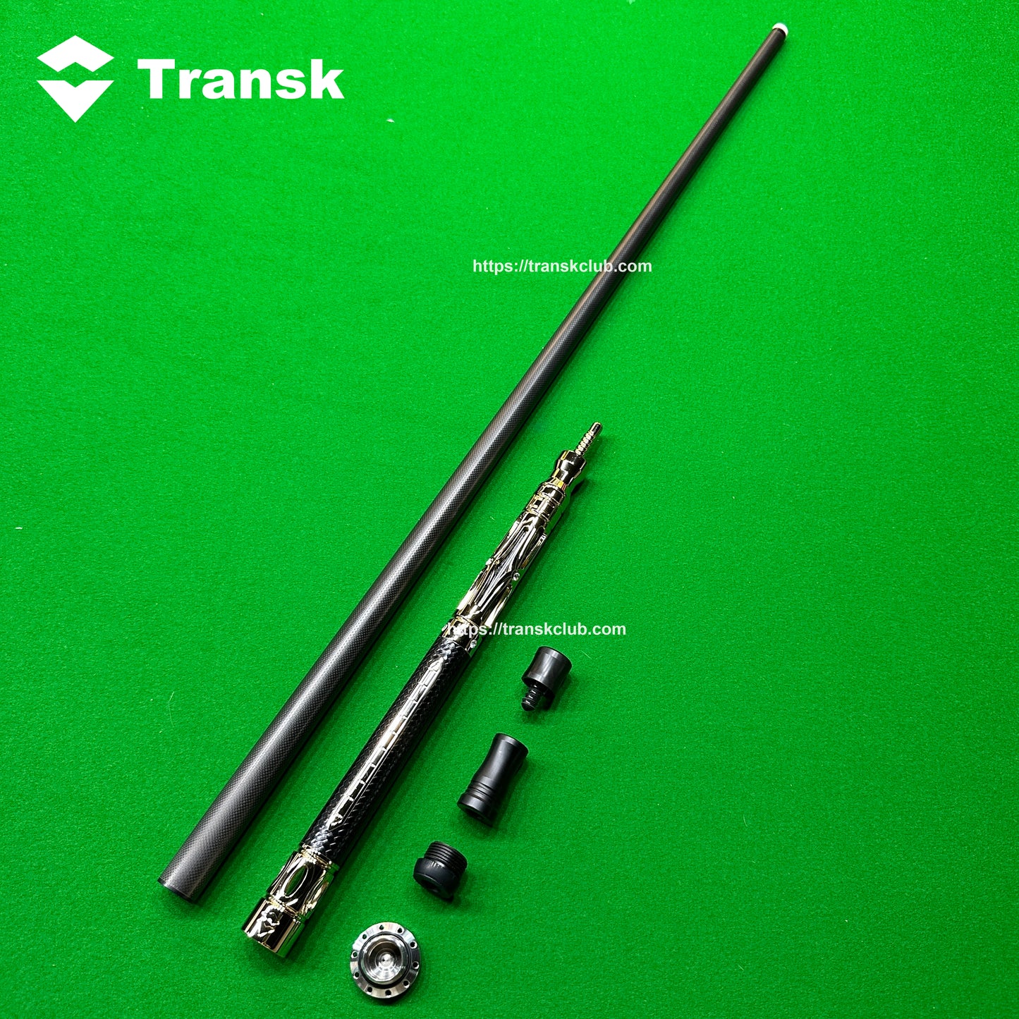 Transk Metall Dragon Slayer Sprungqueue - Carbonfaser-Schaft mit Ledergriff - 13mm Spitze