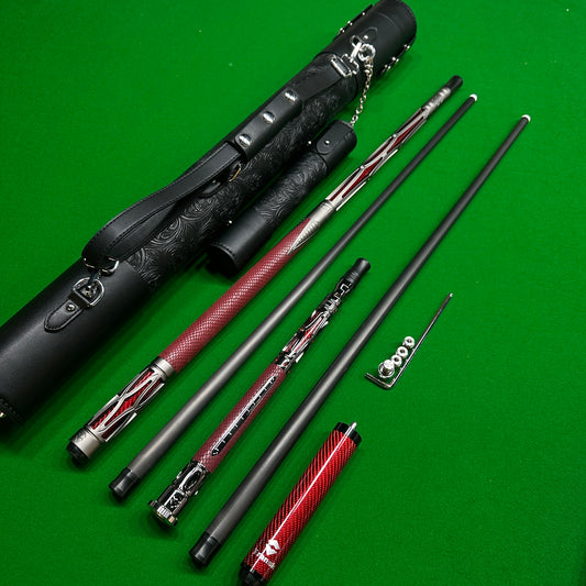 Genuine Transk Metal Pool Cue Play cue sticks + Jump Cue with Cue Bag Full Set