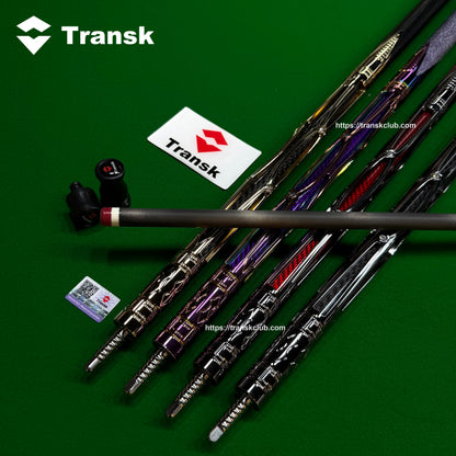 Echtes Transk Metal Pool Cue Set mit Jump Cue und Queue-Tasche Komplett-Set