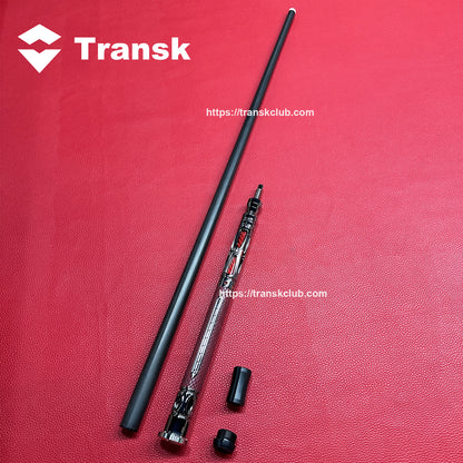 Transk Metall Dragon Slayer Sprungqueue - Carbonfaser-Schaft mit Ledergriff - 13mm Spitze