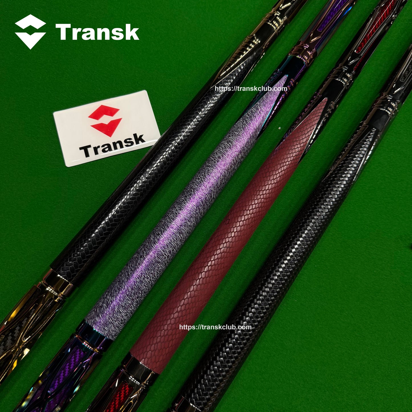 Echtes Transk Metal Pool Cue Set mit Jump Cue und Queue-Tasche Komplett-Set