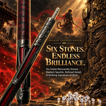 Transk Wukong T700 Carbon Fiber Pool Cue – Adjustable Weight & 4 Tip Sizes
