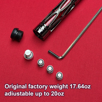 Transk Wukong T700 Carbon Fiber Pool Cue – Adjustable Weight & 4 Tip Sizes