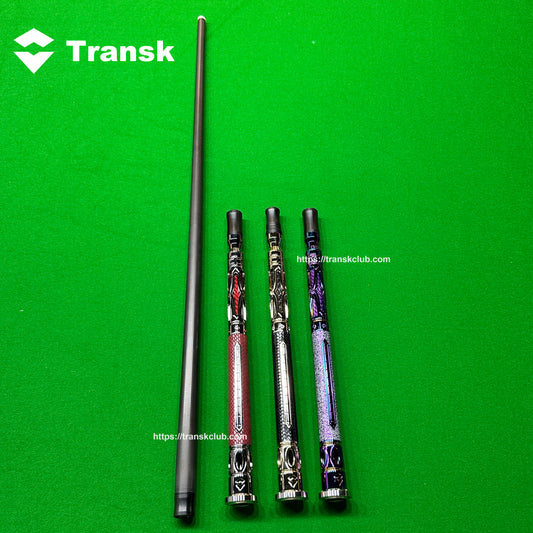Transk Metal Dragon Slayer Jump Cue - Carbon Fiber Shaft with Sheepskin Grip-13mm tip