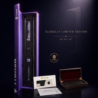 TRANSK Global Collector's Edition Metal Carbon Fiber Pool Cue - No.01, Only 10 Pieces Worldwide