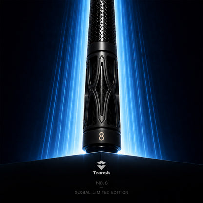 TRANSK Global Collector's Edition Metal Carbon Fiber Pool Cue - No.08, Only 10 Pieces Worldwide