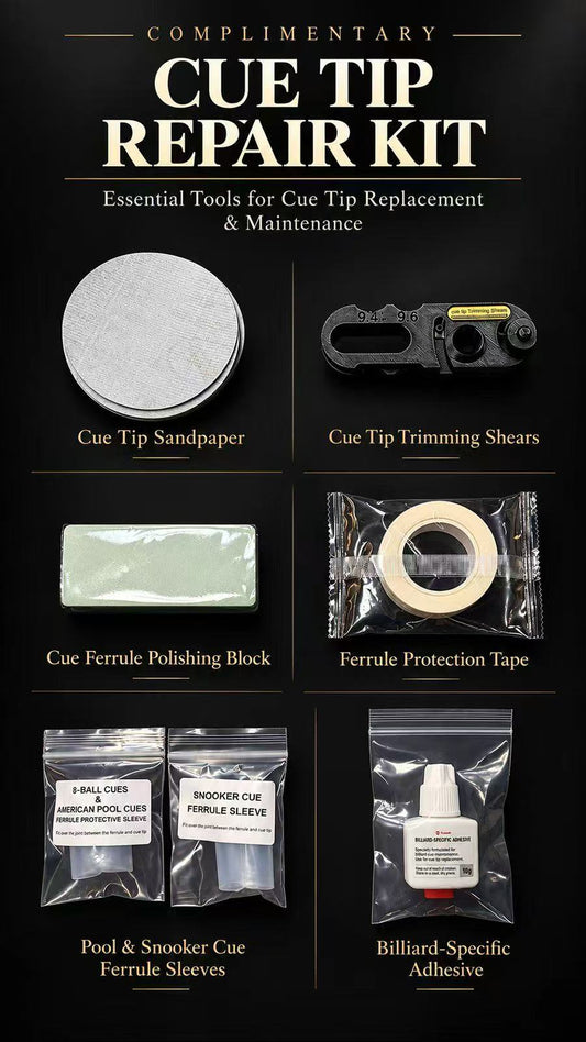 3Piece Professional מקל ביליארד טיפ תיקון כלי הגדרת - טיפ Trimmer, Curvature Shaper & פרול Leveler