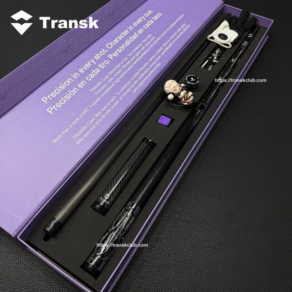 Genuine Transk Premium Metal Pool Cue  Set With Box 12.5mm Tip Adjustable Balance Weight Black/Gold/Red/Purple Options, Professional Billiard Stick for Advanced Players