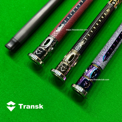 Transk Metall Dragon Slayer Sprungqueue - Carbonfaser-Schaft mit Ledergriff - 13mm Spitze