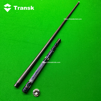 Transk Metall Dragon Slayer Sprungqueue - Carbonfaser-Schaft mit Ledergriff - 13mm Spitze