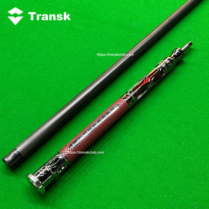 Transk Metall Dragon Slayer Sprungqueue - Carbonfaser-Schaft mit Ledergriff - 13mm Spitze