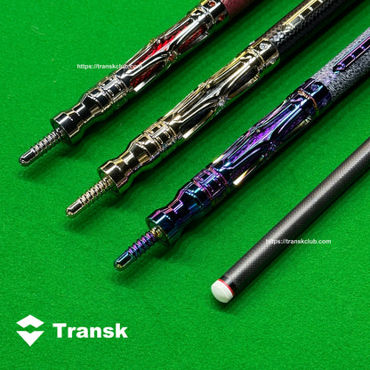 Transk Metall Dragon Slayer Sprungqueue - Carbonfaser-Schaft mit Ledergriff - 13mm Spitze