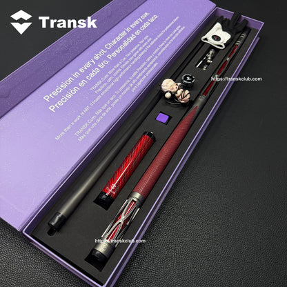 Genuine Transk Premium Metal Pool Cue  Set With Box 12.5mm Tip Adjustable Balance Weight Black/Gold/Red/Purple Options, Professional Billiard Stick for Advanced Players