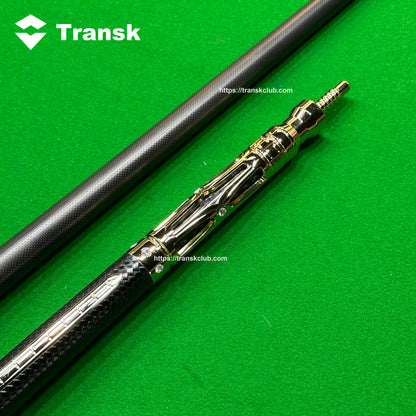Transk Metall Dragon Slayer Sprungqueue - Carbonfaser-Schaft mit Ledergriff - 13mm Spitze