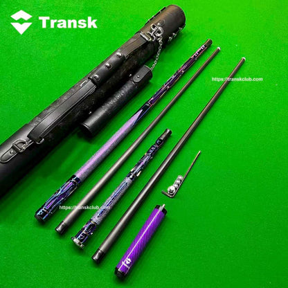 Echtes Transk Metal Pool Cue Set mit Jump Cue und Queue-Tasche Komplett-Set