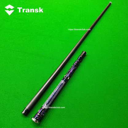 Transk Metall Dragon Slayer Sprungqueue - Carbonfaser-Schaft mit Ledergriff - 13mm Spitze