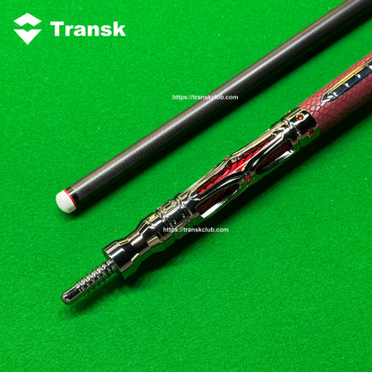 Transk Metall Dragon Slayer Sprungqueue - Carbonfaser-Schaft mit Ledergriff - 13mm Spitze