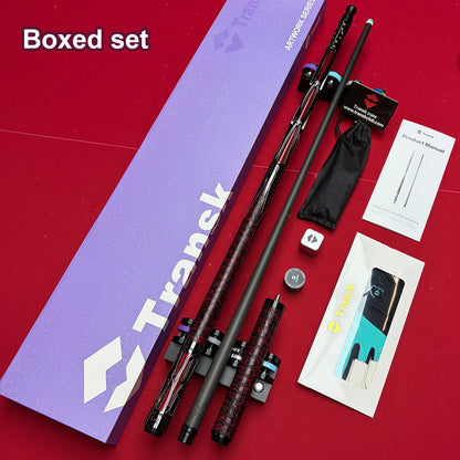 Transk Wukong T700 Carbon Fiber Pool Cue – Adjustable Weight & 4 Tip Sizes