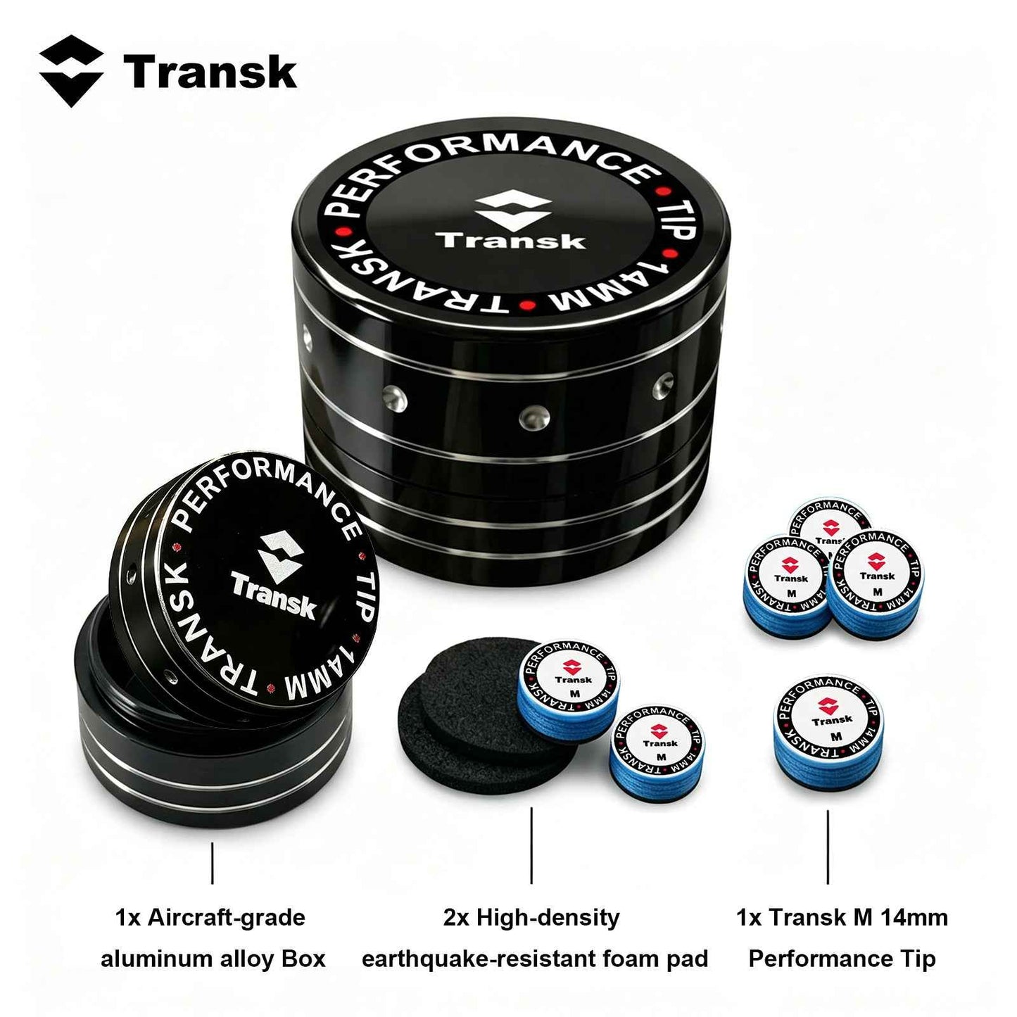 Transk Imported 10-Layer Pro-Grade Pig Skin Tip | Core Product Advantages