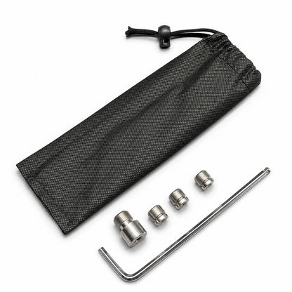 Precision Pool Cue Weight Kit – Adjustable Balance System with 3 Weights, Adapter, Hex Wrench & Storage Pouch