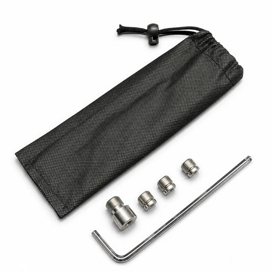 Precision Pool Cue Weight Kit – Adjustable Balance System with 3 Weights, Adapter, Hex Wrench & Storage Pouch